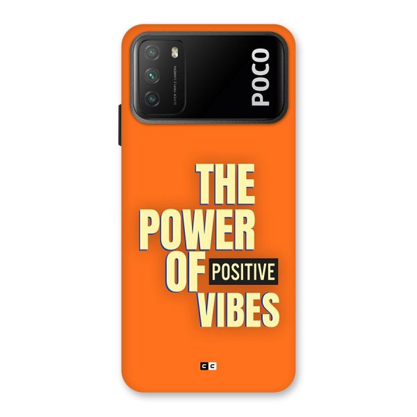 Upbeat Vibes Back Case for Poco M3