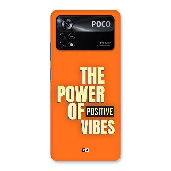 Upbeat Vibes Back Case for Poco X4 Pro 5G