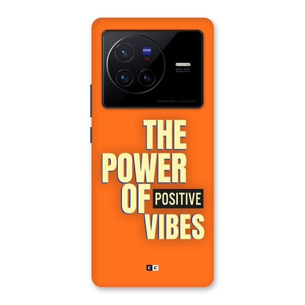 Upbeat Vibes Back Case for Vivo X80