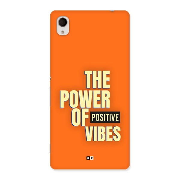 Upbeat Vibes Back Case for Xperia M4