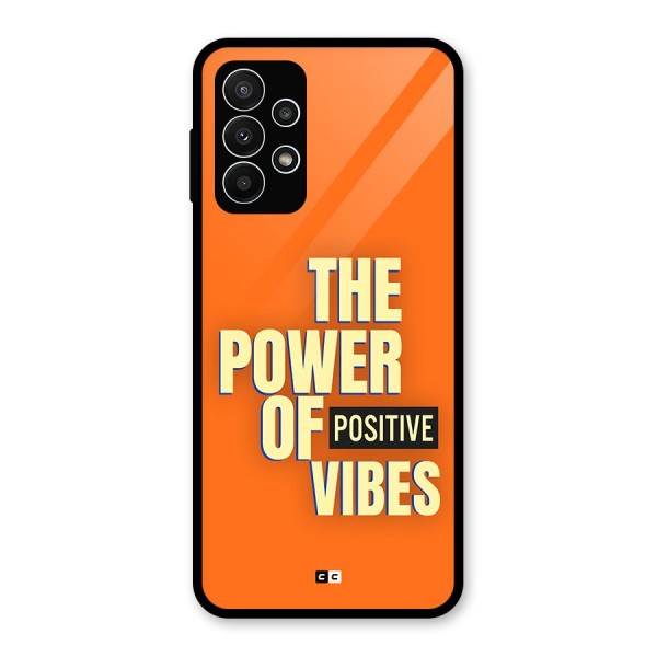 Upbeat Vibes Glass Back Case for Galaxy A23