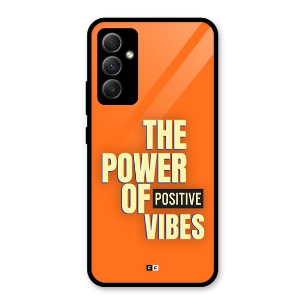 Upbeat Vibes Glass Back Case for Galaxy A34