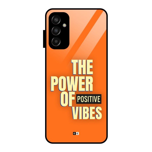 Upbeat Vibes Glass Back Case for Galaxy F13