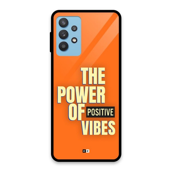 Upbeat Vibes Glass Back Case for Galaxy M32 5G