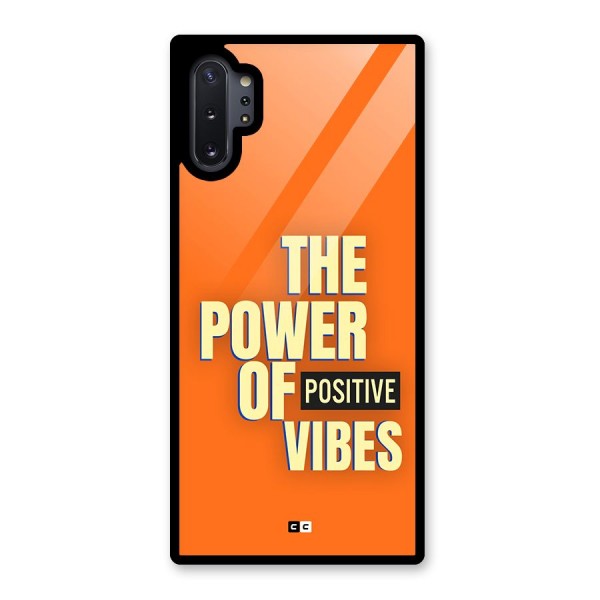 Upbeat Vibes Glass Back Case for Galaxy Note 10 Plus