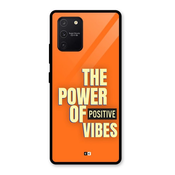 Upbeat Vibes Glass Back Case for Galaxy S10 Lite