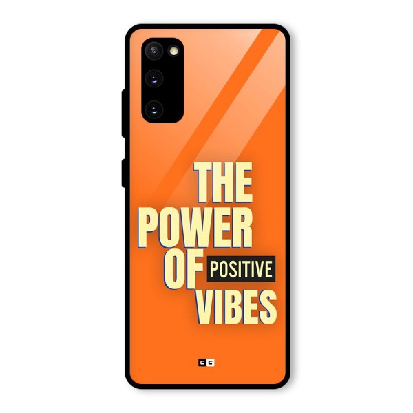 Upbeat Vibes Glass Back Case for Galaxy S20 FE 5G