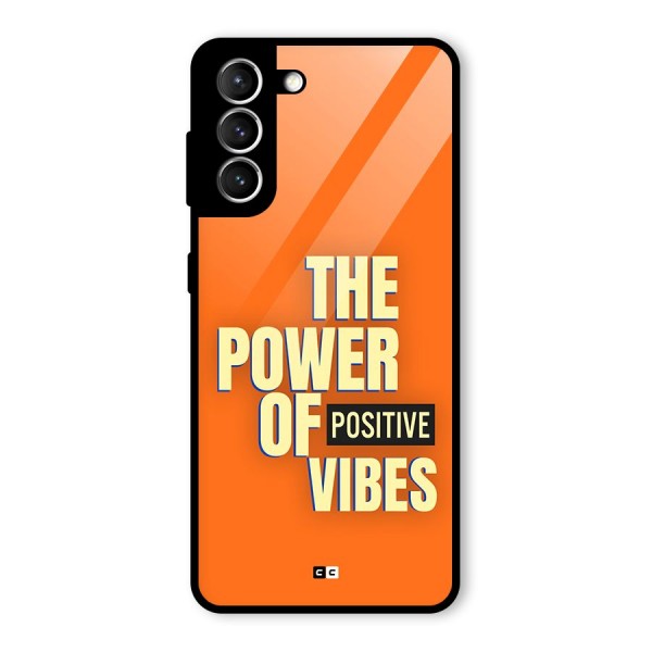 Upbeat Vibes Glass Back Case for Galaxy S21 5G