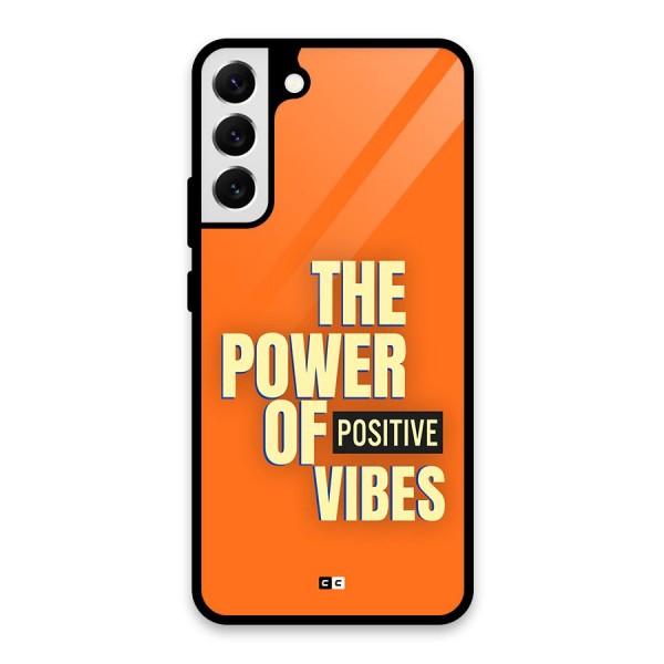 Upbeat Vibes Glass Back Case for Galaxy S22 Plus 5G