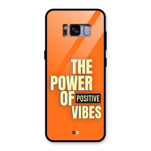 Upbeat Vibes Glass Back Case for Galaxy S8