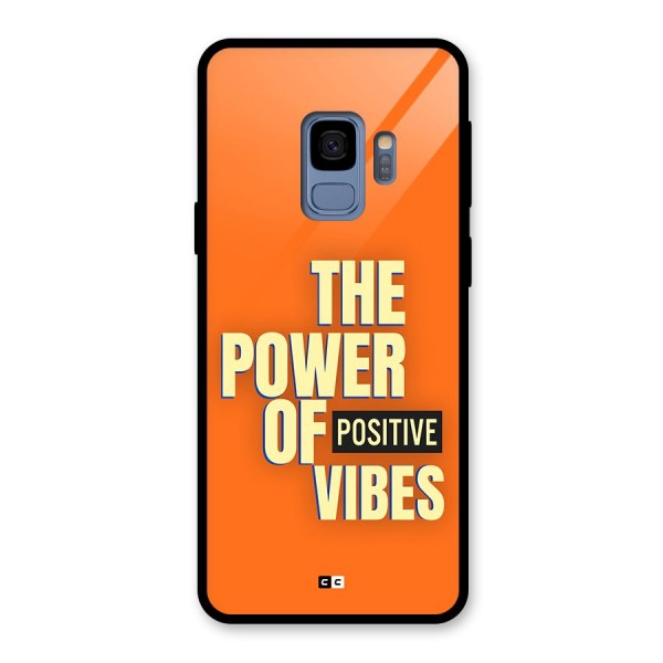 Upbeat Vibes Glass Back Case for Galaxy S9