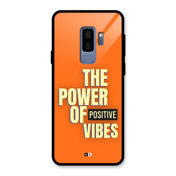 Upbeat Vibes Glass Back Case for Galaxy S9 Plus