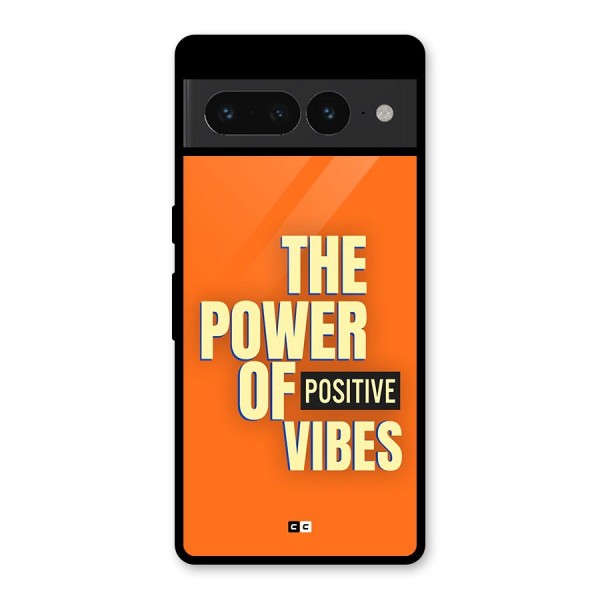 Upbeat Vibes Glass Back Case for Google Pixel 7 Pro