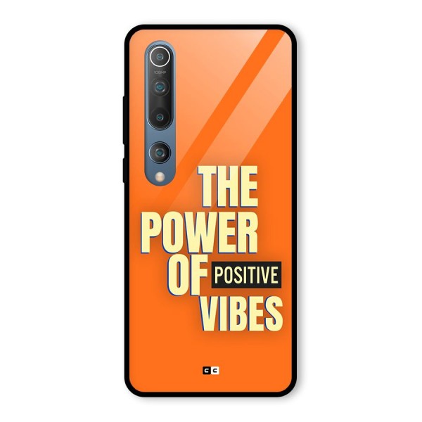 Upbeat Vibes Glass Back Case for Mi 10