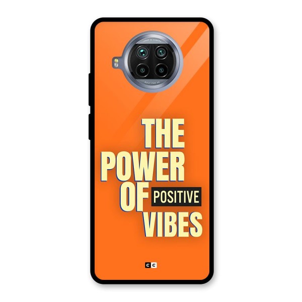 Upbeat Vibes Glass Back Case for Mi 10i