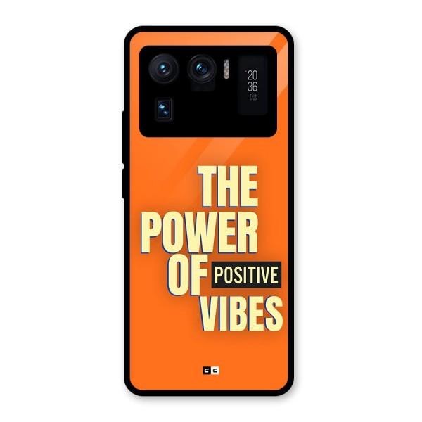 Upbeat Vibes Glass Back Case for Mi 11 Ultra