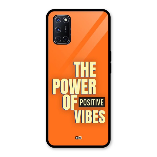 Upbeat Vibes Glass Back Case for Oppo A52