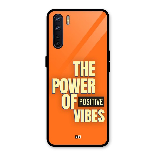 Upbeat Vibes Glass Back Case for Oppo F15