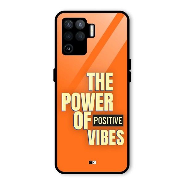 Upbeat Vibes Glass Back Case for Oppo F19 Pro