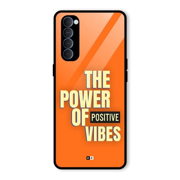 Upbeat Vibes Glass Back Case for Oppo Reno4 Pro