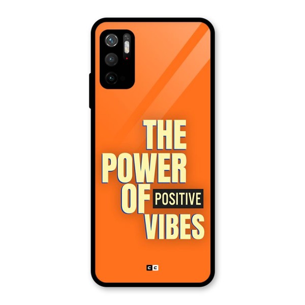 Upbeat Vibes Glass Back Case for Poco M3 Pro 5G