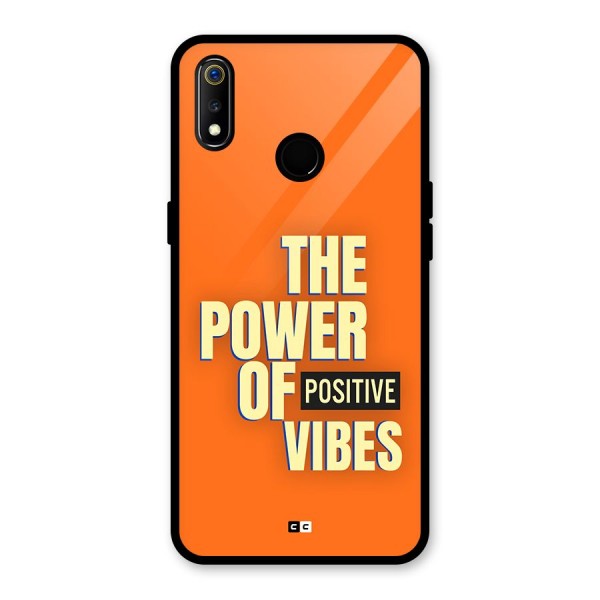 Upbeat Vibes Glass Back Case for Realme 3