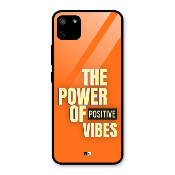 Upbeat Vibes Glass Back Case for Realme C11