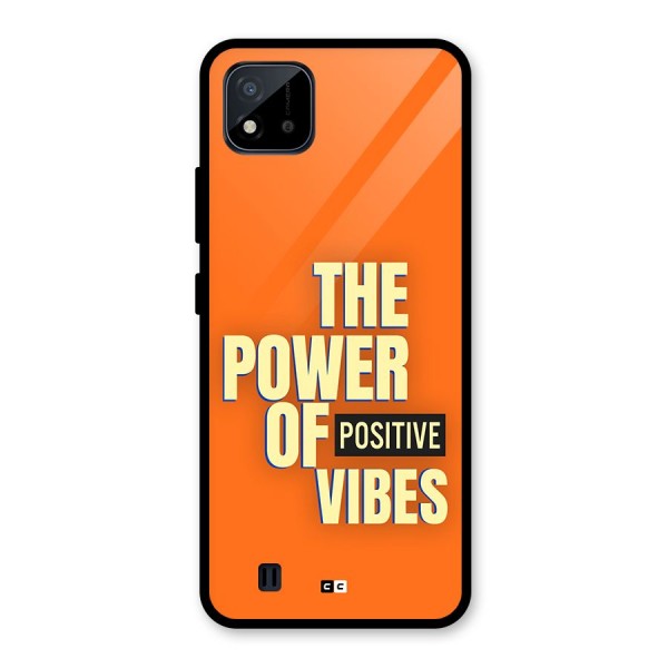 Upbeat Vibes Glass Back Case for Realme C11 2021