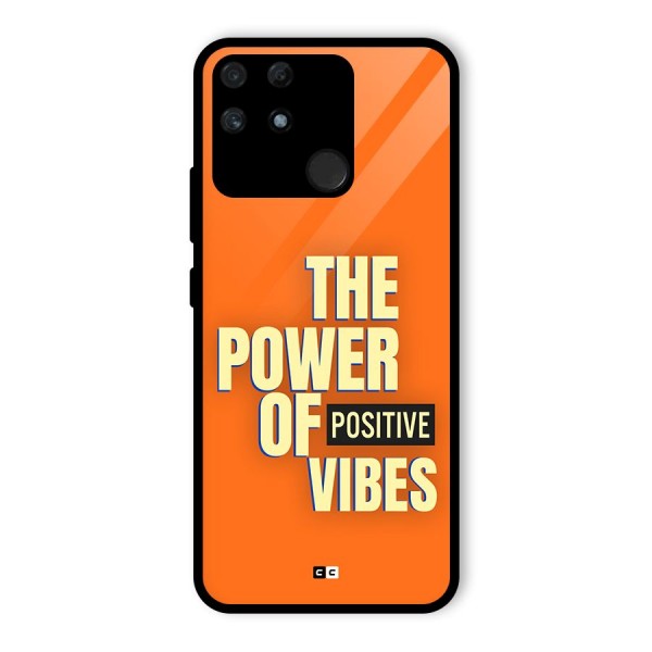 Upbeat Vibes Glass Back Case for Realme Narzo 50A