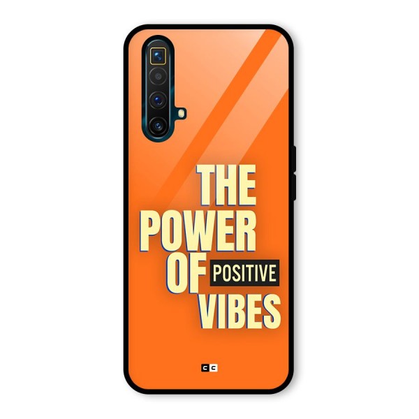 Upbeat Vibes Glass Back Case for Realme X3 SuperZoom