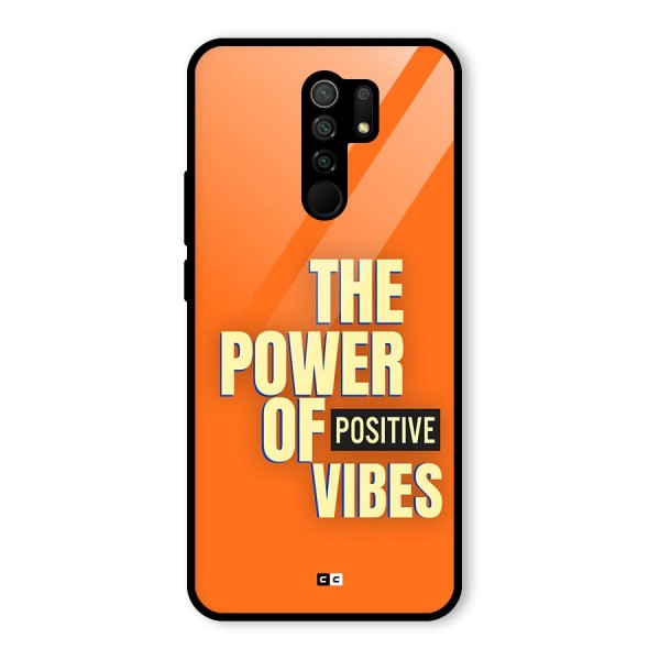 Upbeat Vibes Glass Back Case for Redmi 9 Prime