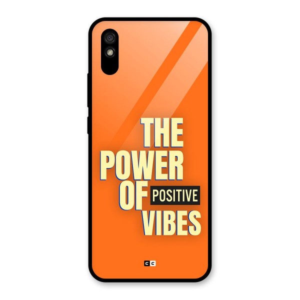 Upbeat Vibes Glass Back Case for Redmi 9i