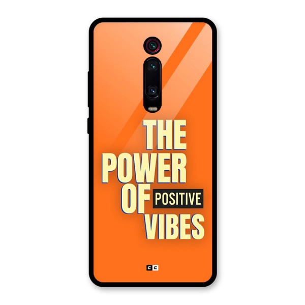 Upbeat Vibes Glass Back Case for Redmi K20