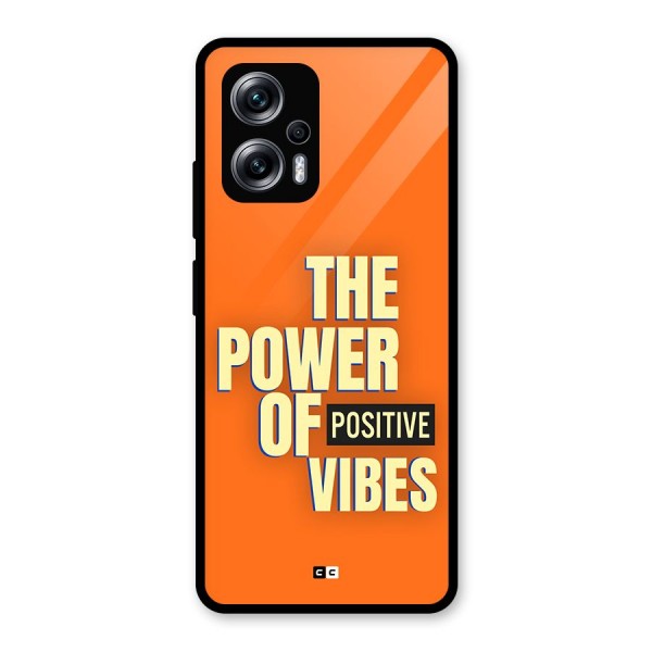 Upbeat Vibes Glass Back Case for Redmi K50i