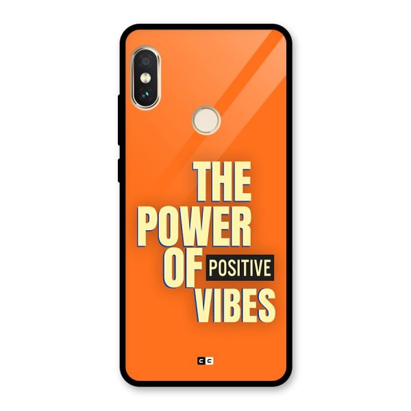 Upbeat Vibes Glass Back Case for Redmi Note 5 Pro