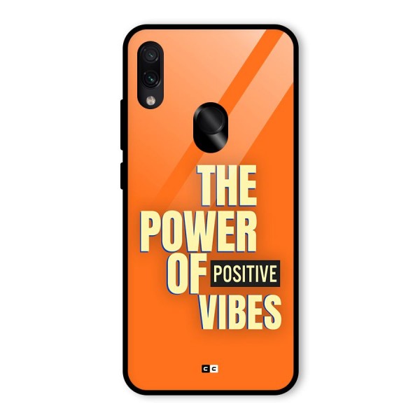 Upbeat Vibes Glass Back Case for Redmi Note 7