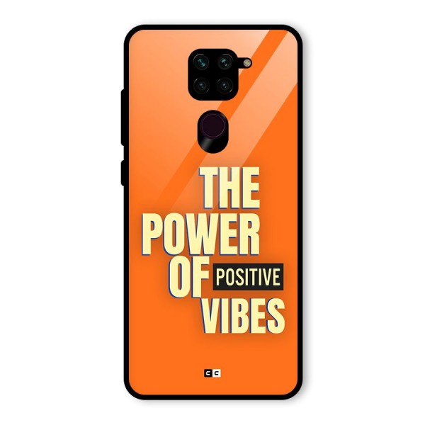 Upbeat Vibes Glass Back Case for Redmi Note 9