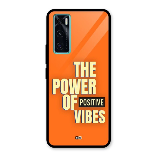 Upbeat Vibes Glass Back Case for Vivo V20 SE