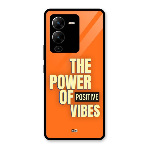 Upbeat Vibes Glass Back Case for Vivo V25 Pro