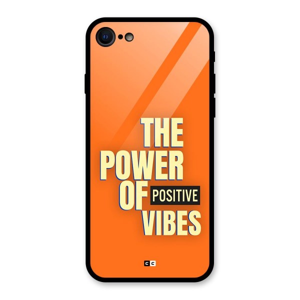 Upbeat Vibes Glass Back Case for iPhone 8