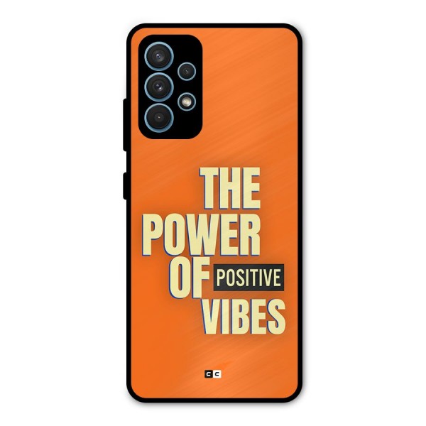 Upbeat Vibes Metal Back Case for Galaxy A32