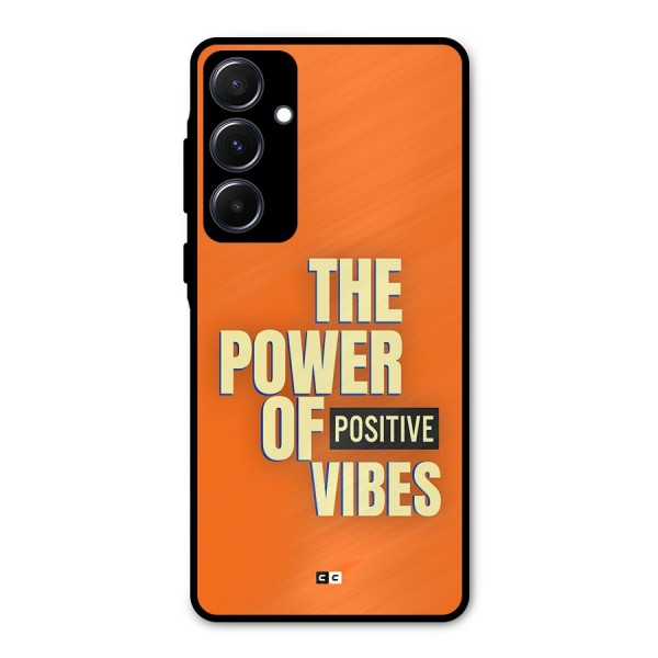 Upbeat Vibes Metal Back Case for Galaxy A55