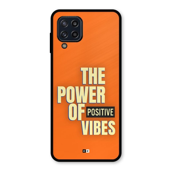 Upbeat Vibes Metal Back Case for Galaxy M32