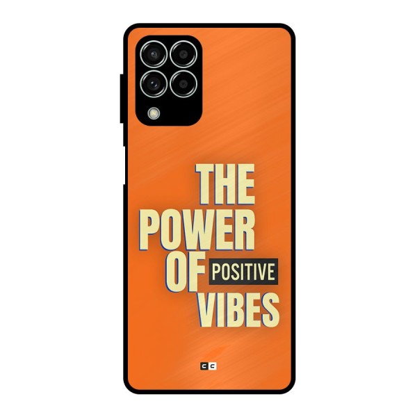 Upbeat Vibes Metal Back Case for Galaxy M33