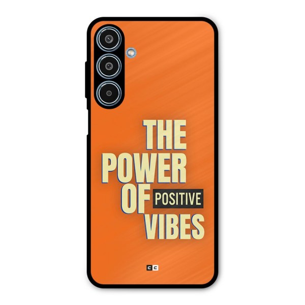 Upbeat Vibes Metal Back Case for Galaxy M35