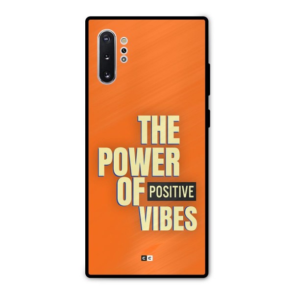 Upbeat Vibes Metal Back Case for Galaxy Note 10 Plus