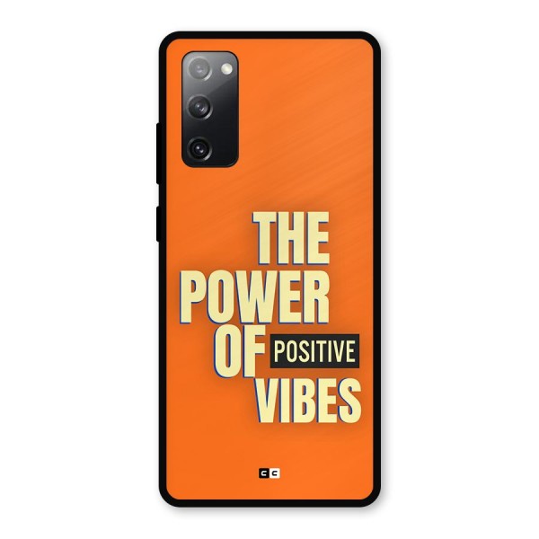 Upbeat Vibes Metal Back Case for Galaxy S20 FE