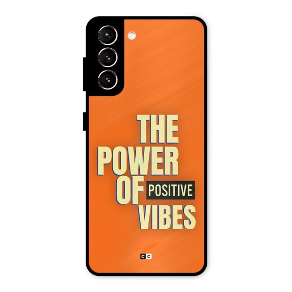 Upbeat Vibes Metal Back Case for Galaxy S21 5G