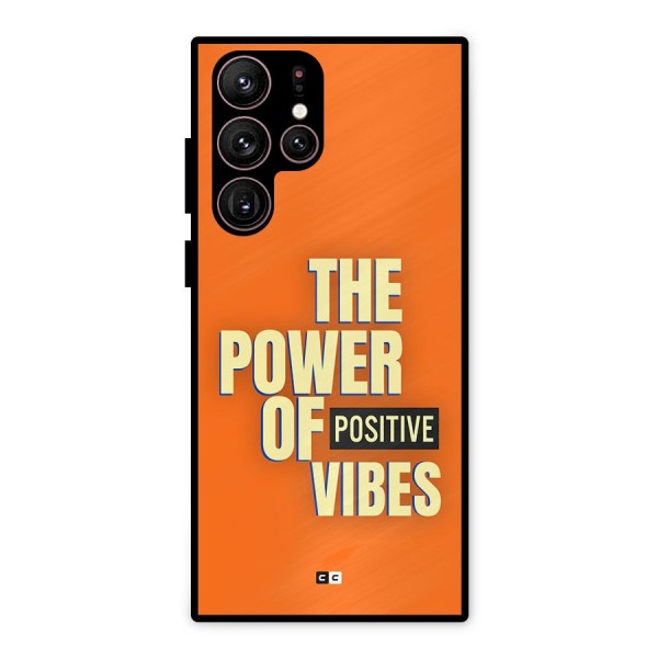 Upbeat Vibes Metal Back Case for Galaxy S22 Ultra 5G