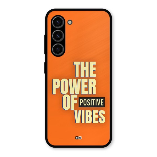 Upbeat Vibes Metal Back Case for Galaxy S23